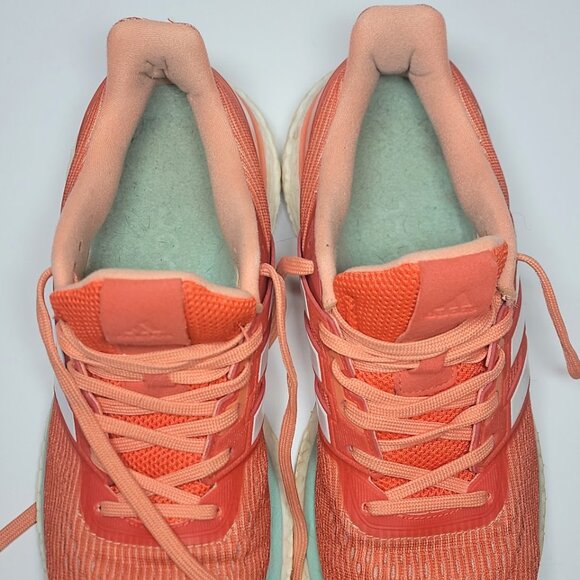 Adidas Supernova Glide 9 Boost Men's Size 8 Womens Size 9.5 Orange Running Shoes - Picture 11 of 11